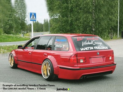 Fender flares for BMW E39 CONCAVE wide 